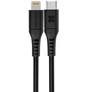 CDL Promate Cable USB-C - Lightning 2m Not Certified Black