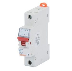 Db Switching: Gewiss 63A 1P 230V Isolator With Red Lever 90AM Range