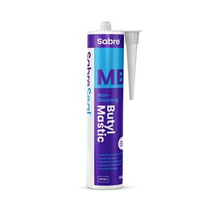 Adhesives Solvents: Elecsupp Sabre Seal Mb Non Skinning Mastic White 300Ml