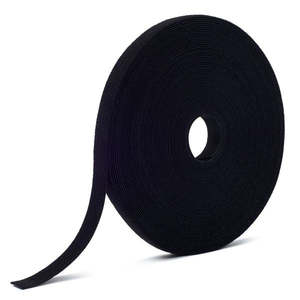 CDL Velcro One-Wrap Continuous Fire Retardant Black 19mm x 22.8m