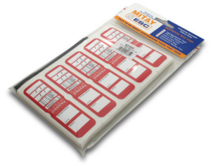 Elecsupp Mitay Test tags heavy duty Red