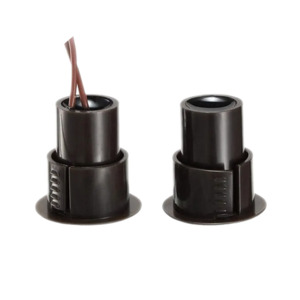 Alarms And Components: Arrowhead Flush Mount Reed Switch (NC) Steel Door Sensing 25 - 35mm (black)