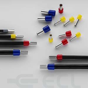 All: ECL Insulated ferrule 2.5mm2 - Blue 8mm pin 500 Bag