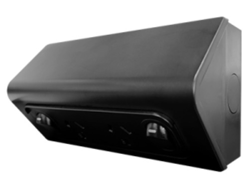 Vynco Metro Outdoor S/G EXT MET P/P HOR 2G 10A DEEP BLK