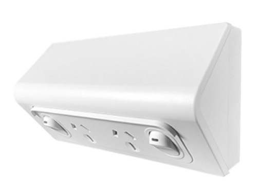 Vynco Metro Outdoor S/G EXT MET P/P HOR 2G 15A SHAL WHT