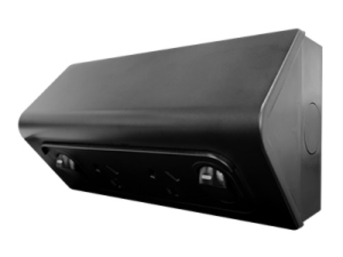 Vynco Metro Outdoor S/G EXT MET P/P HOR 2G 15A DEEP BLK