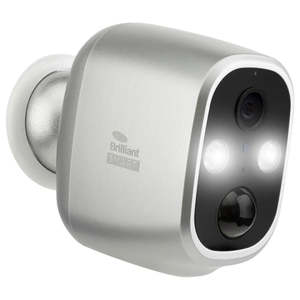 Brilliant Smart Flare Outdoor 1080P Wifi Camera - Silver