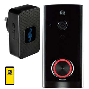 SMART DOORBELL & CHIME BLACK SERIES II - BLACK