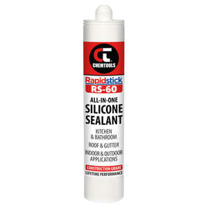 Rapidstick Silicone Sealant All-In-One White 300ml Cartridge