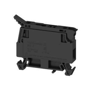 All: Weidmuller Terminal DIN Rail 20mm Fuse Pivot 6.3A 4mm WSI4 Black