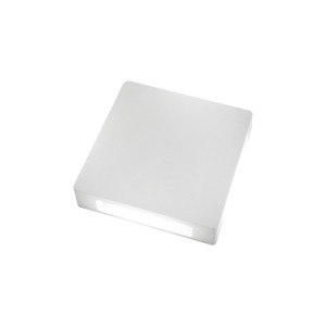 Lighting: Glight GWL306S/2 WW WH WALL LIGHT 2*3W IP65 SQ 3000K NON DIM WHITE