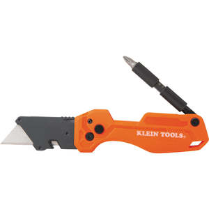 Tools And Instruments Hand Press Cut: Klein Folding Utility Knife With Impact Driver