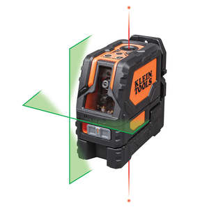 Tools And Instruments: Klein Self-Levelling GREEN Cross-Line Laser Level with Red P