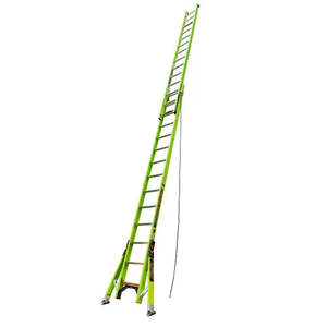Tools And Instruments: Staffy Little Giant HYPERLITE SUMO, EXTENSION LADDER 16', FIBREGLASS, FLAIRED LEVELLING SYSTEM, DOUBLE PULLEY, INDUSTRIAL 150KG
