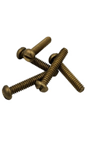 F5 Example Hardware: Black Smiths 3/16 X 1 Brass Machine Screw (Jar50)