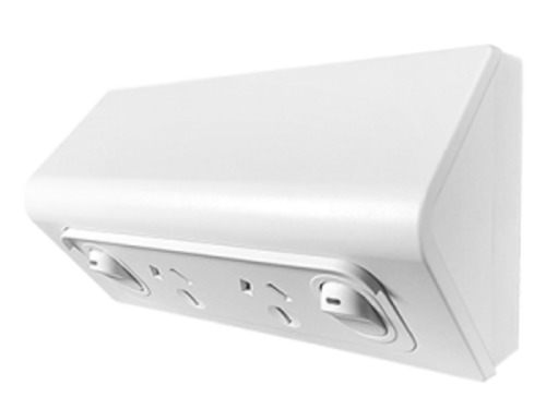 Vynco Metro Outdoor S/G EXT MET P/P HOR 2G 10A SHAL WHT