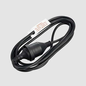 Extension Lead: Jackson 3M Extension Cord Black 3c 1.0mm
