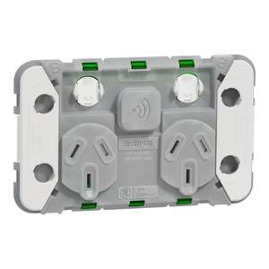 Smart Control Home Automation: Iconic Wiser Iconic Twin Socket Grid