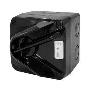 Switches: Zephyr 1P 32A 250V Isolator Black