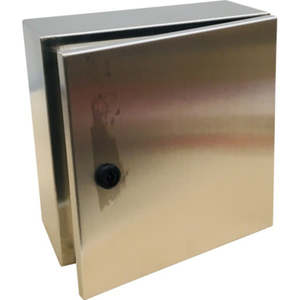 EIC CVS Metal SS316 Enclosure 300H X 250W X 150D. 1-Door C/W Gear Plate (No Brackets)