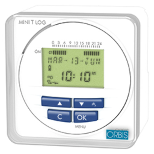 Time Switch: Orbis Time Switch Digital 7D24Hr 1 Channel Multi Mount 230V Res