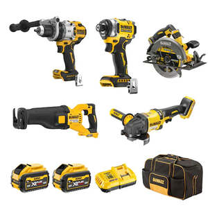 DEWALT 18V/54V XR Mixed Voltage 5 Piece Kit - 6.0Ah