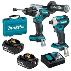 Electric Power Tools: 18V LXT Brushless 2-pcs Combo Kit DHP486+DTD171 (5.0Ah)