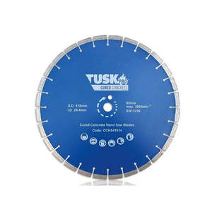 Tusk Cured Concrete Hand Saw Blades - 410 x 3.0/2.2 x 12 x 25.4PH