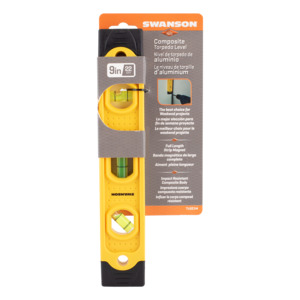 Hand Measuring Marking: SWANSON 225mm Speedlite Magnetic Torpedo Level