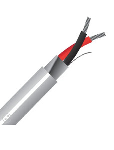 Fire High Temperature: Maser Fire Alarm Cable 2core 1.25mm Screened Grey