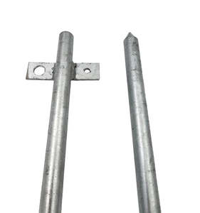 Smiths 2000 x 16mm Plain Galvanised Earthing Rod With Tag