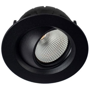 Downlight: Switch Lighting Downlight 9.4W Tilt CA135 3000K Dimmable Black