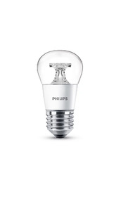 Philips 929001175389 Lamp LED 5.5W 2700K ES E27 Lustre Clear P45 Non Dimmable 2pc