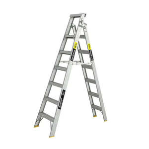 Ladder Scaffold: TradeLite 7 Step Aluminium Dual Purpose Ladder 150kg Rated