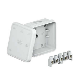 Mains Connection Boxes: Mardag OBO Bettermann Cable Junction Box, 75x75x36mm deep, empty, I