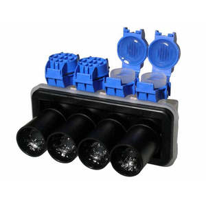 Jointing Kits: Raychem GELPORT 4-PORT 16-250MM2 SUBMERS BLUE 5-1899241-8