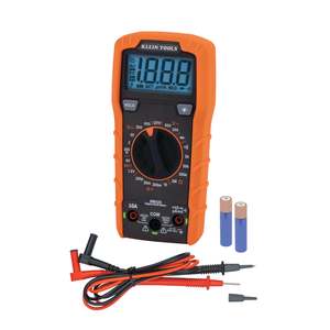 Test And Measure: Klein 600V ACDC 10A DC Manual Range Multimeter