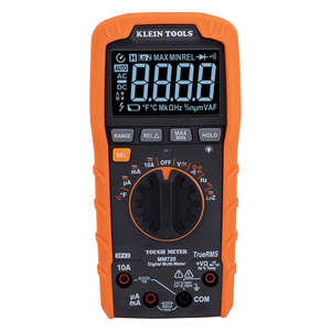 Test And Measure: Klein 1000V 10A ACDC LOZ TRMS Temp CATIV Meter