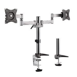 CDL Brateck Monitor Bracket Dual Desk Mount 13-27inch Max 8kg Per Arm