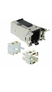 Belden REVConnect 10GX STP Modular Jack, Metal, T568 A/B, Single Pack