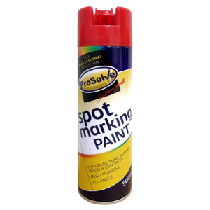 Aerosols: Hi-Viz Red Marker Paint 500ml All Angle Aerosol