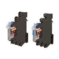 Switching Relays: Omron Relay 5pin 6A 1CO 230VAC Slim +Base +LED Screw