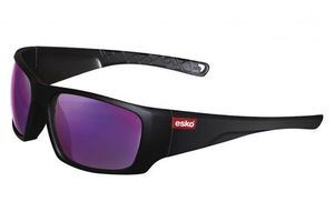 Eyewear: Transnet Tokyo Safety Glasses Matt Black Frame Lilac Mirror Lens AF AS AS/NZS Cert