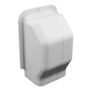 Ezyduct Air Conditioner Duct 80mm Wall Cap