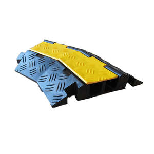 Barrier Protection: Sitemate 2 CH Protector Ramp Corner Rubber 45 Deg Left