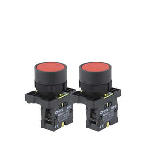 Chint NP2-EA45 Push Button (Red) 1 x N/O 1 x N/C Contacts