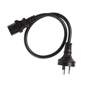 4Cabling 2m IEC C13 10A Power Cable Black