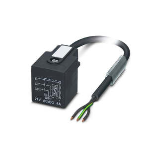 Sensor Accessories: Lapp AB-C3- A-1L-S LED Valve Connector Type A 2m Cordset 3 Pole