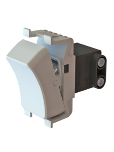 Vynco S/G Village Mech Double Pole 20A White