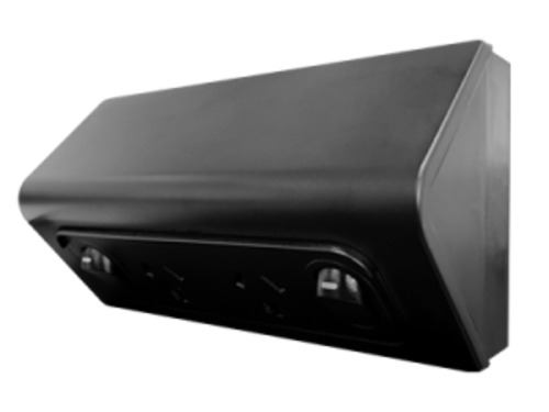 Vynco Metro Outdoor S/G EXT MET P/P HOR 2G 15A SHAL BLK